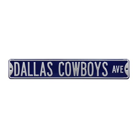 AUTHENTIC STREET SIGNS Authentic Street Signs 35002 Dallas Cowboys Avenue Navy Street Sign 35002